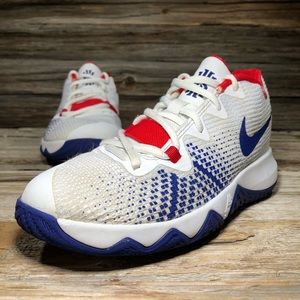 kyrie flytrap white and blue